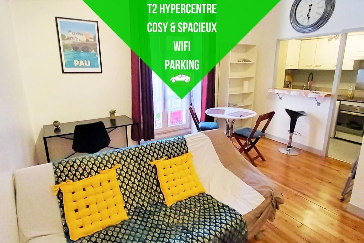 Appartamento Le Gambetta T2 Cosy Hypercentre Wifi Fibre Avec Parking Pau Esterno foto